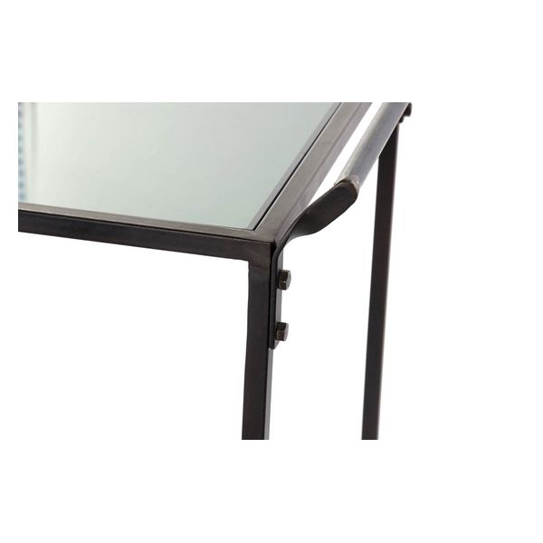 Flaskestativ Dekodonia Med hjul Metall Krystall (83 x 40 x 85 cm)