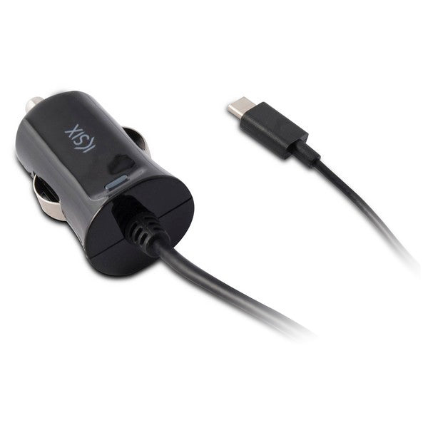 Billader KSIX 2.4A USB-C Svart