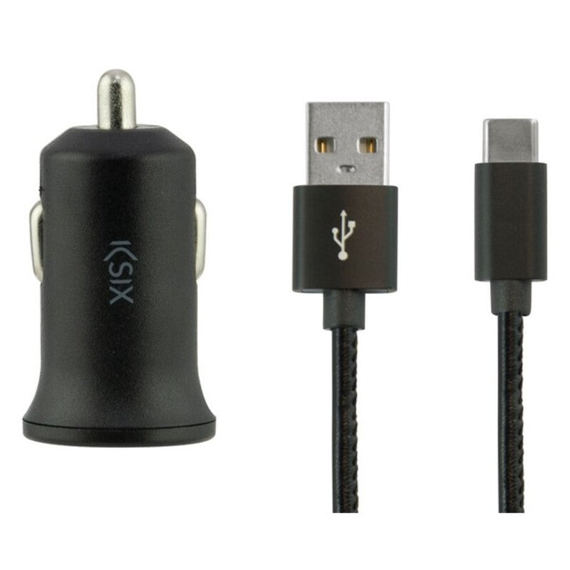 Billader KSIX USB 2.4A Svart