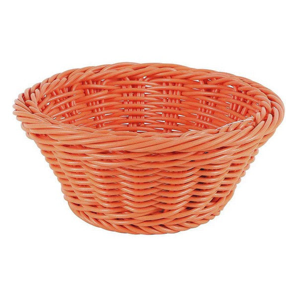 Multifunksjonell kurv Sirkulær Plast Oransje (ø 18,5 cm)