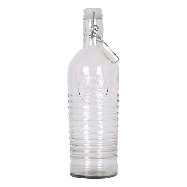 Flaske Glass Med lettelse 1L