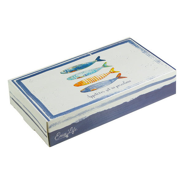 Gaffel Bord De Mer Porselen (24 X 13 x 4 cm)