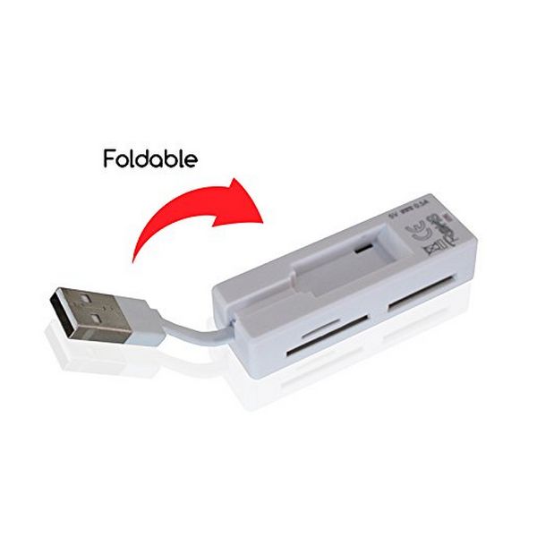 Ekstern Kortleser approx! APPCR01W USB 2.1 Hvit