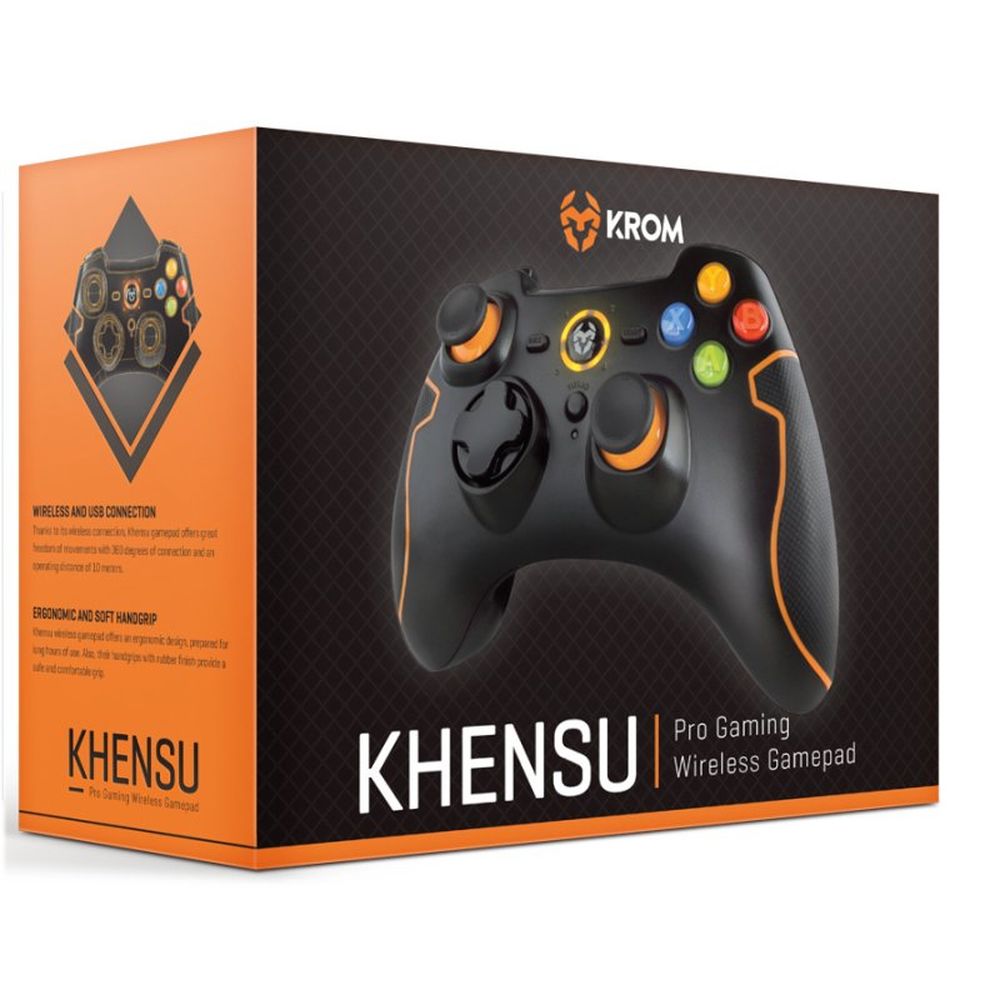 Spillkontroll Krom NXKROMKHNS Wireless PC / PS3 Svart