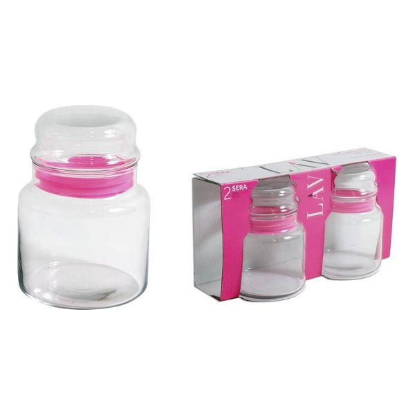 Glasskrukke LAV Sera (2 uds) (640 ml)