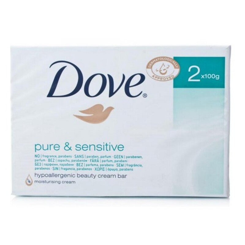 Såpesett Pure & Sensitive Dove (2 pcs)