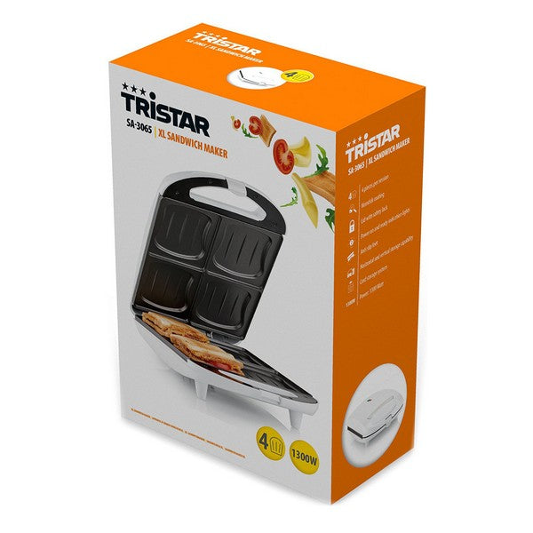 Smørbrødjern XL Tristar SA-3065 1300 W Hvit/Svart (Refurbished A+)