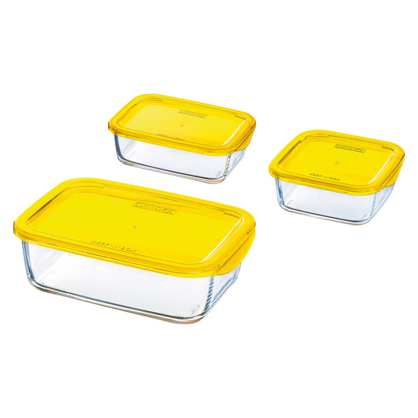 Sett med matbokser Luminarc Keep'n Box (3 pcs)