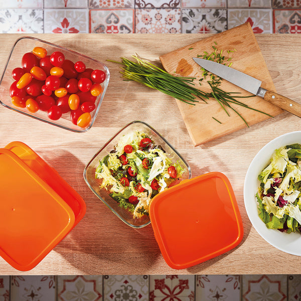 Matboks Arcopal Basics Plast Krystall Rektangulær