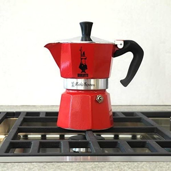 Italian Kaffekanne Bialetti Moka Express Rød (3 Kupit) (Refurbished A+)