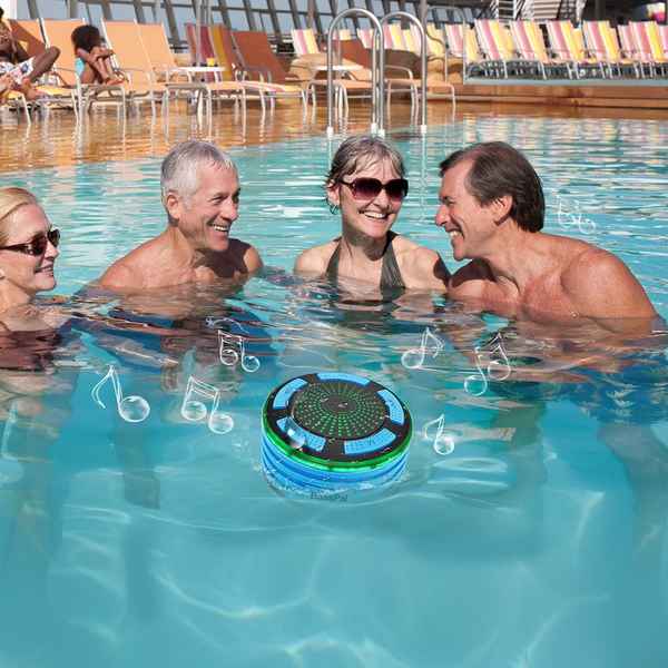 Bluetooth-Høyttalere BassPal F013 Bad/dusj IPX7 Blå (Refurbished A+)