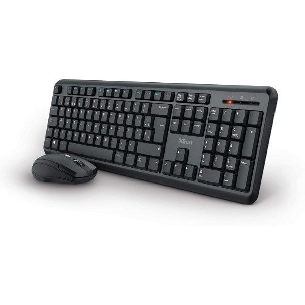 Tastatur med Trådløs Mus Ymo (Fikset B)