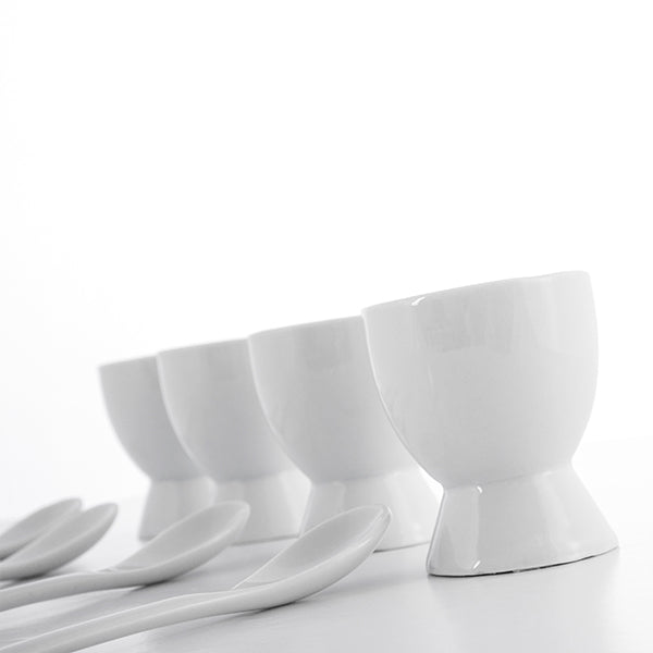 Eggeglass med Små Skjeer (8 Stk)