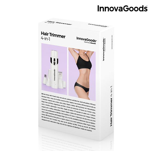 InnovaGoods 4-i-1 Elektrisk Hårtrimmer