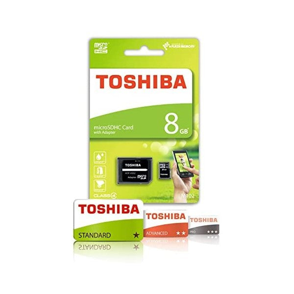 SDHC Minnekort Toshiba HIGH SPEED M102 8 GB (Refurbished A+)