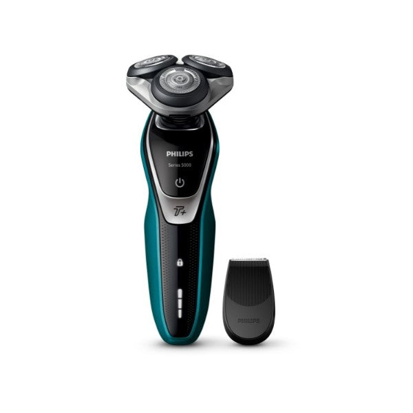 Elektrisk Barberer Philips S5550/06 Wet&Dry 240 V 9W Svart Blå