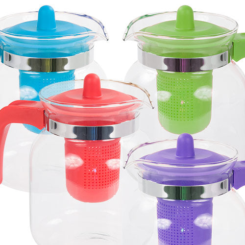 Farget Tekanne med Tefilter 1.5 L