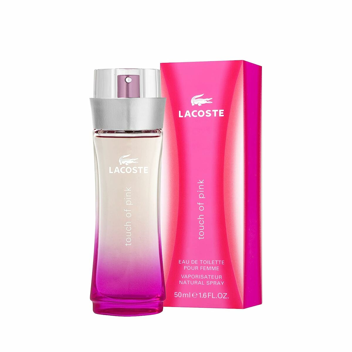 Women's Perfume Lacoste Touch of Pink EDT 50 ml Touch of Pink (1 Unit)