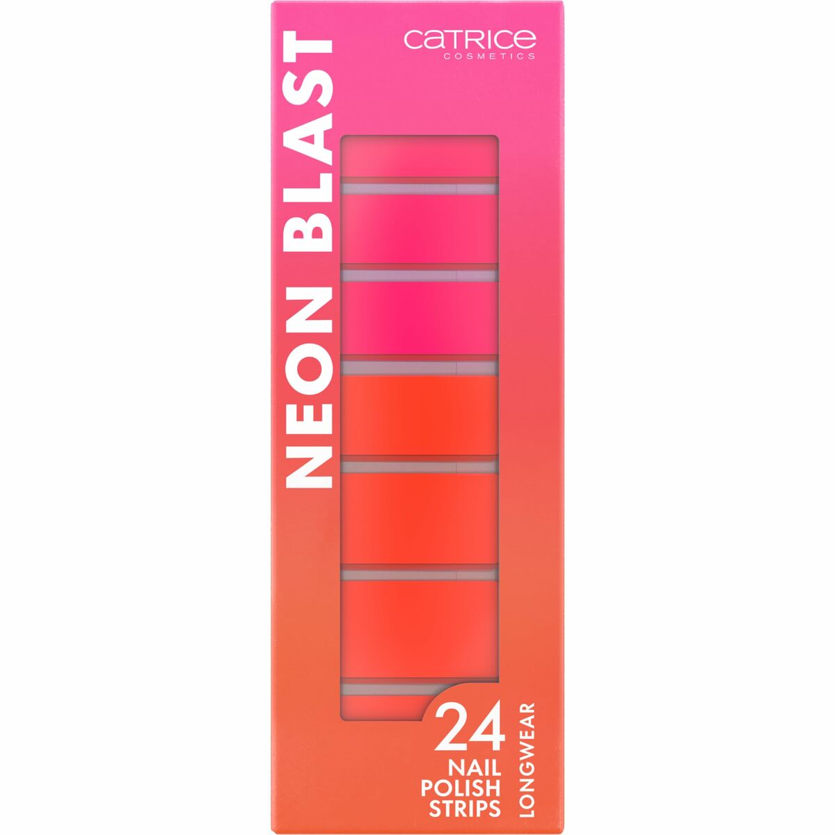 Nail Polish Sheets Catrice Neon Blast Nº 020 Neon thunder 24 Units