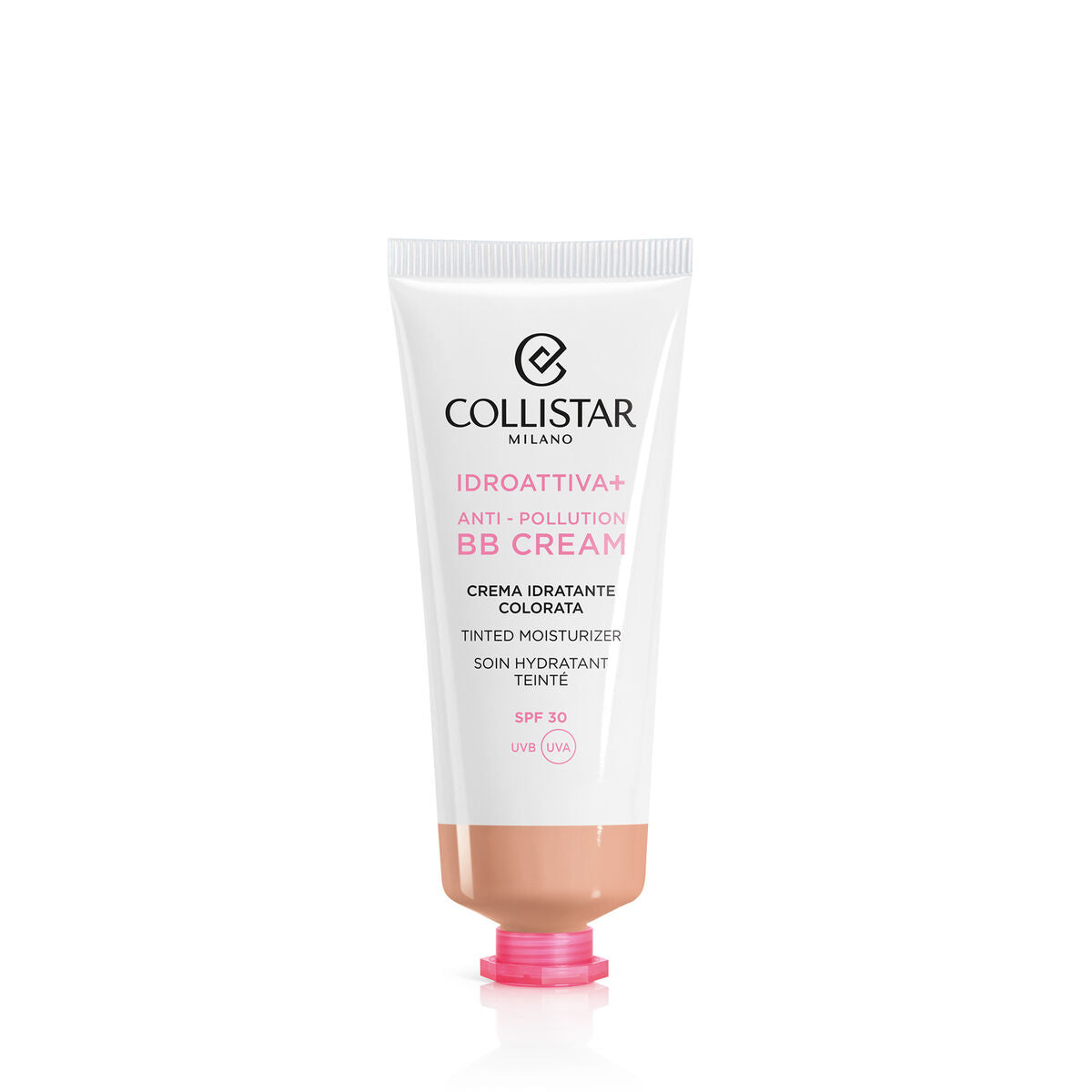 Hydrating Cream with Colour Collistar Iddroattiva+ Nº 2 Medium Spf 30 50 ml Anti-pollution