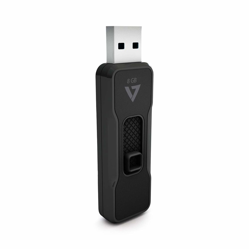 Minnepenn V7 Flash Drive USB 2.0 Svart 8 GB
