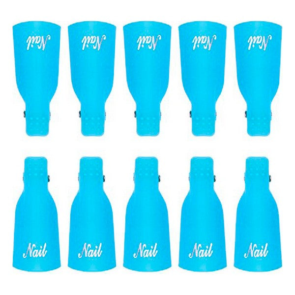 Neglelakkfjerner CLIP-02 Blå (10 pcs) (Refurbished A+)