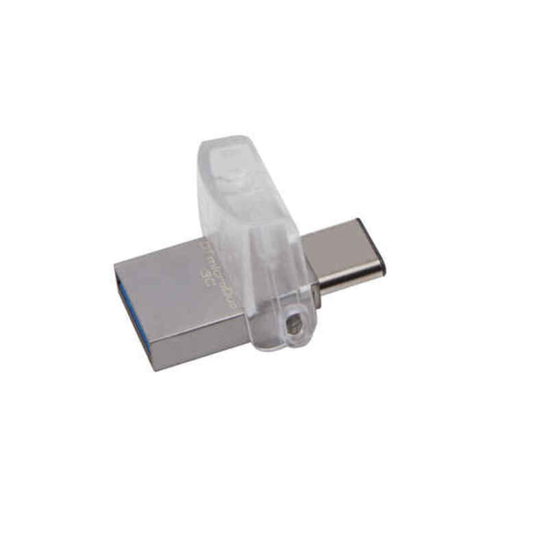 USB-Penn Kingston DTDUO3C/64GB         Sølv 64 GB Svart