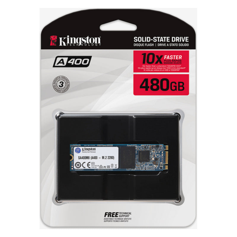 Harddisk Kingston SA400M8/480G         480 GB SSD