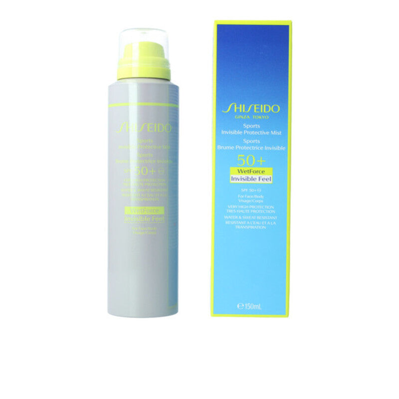 Solskjermspray Sports Invisible Shiseido Spf 50+ (150 ml)