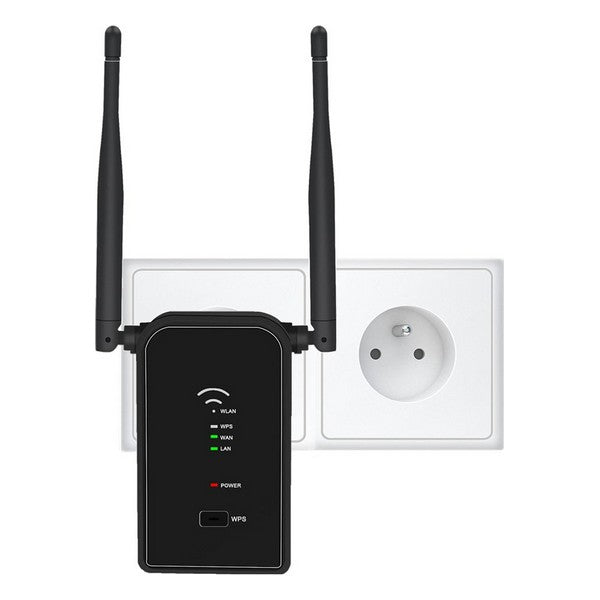 Wi-Fi forsterker N300 Svart (Refurbished B)