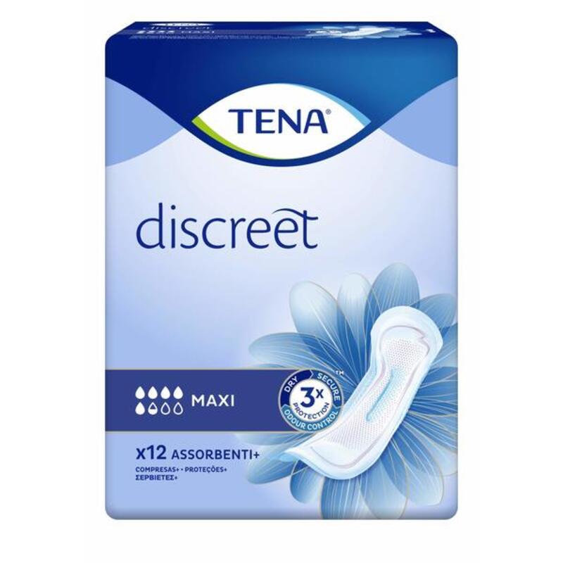 Maxi puter uten vinger Discreet Tena (12 pcs) (Refurbished A+)