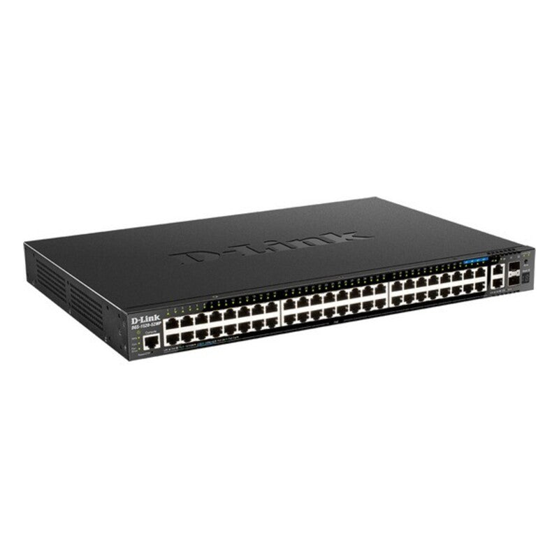 Svitsj D-Link DGS-1520-52MP 44xGE 4 x 2.5GBase-T PoE 2 x 10GBase-T 2 x 10G SFP+