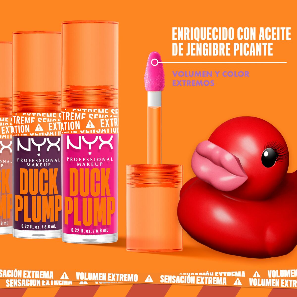 Lip-gloss NYX Duck Plump Pink me pink 6,8 ml