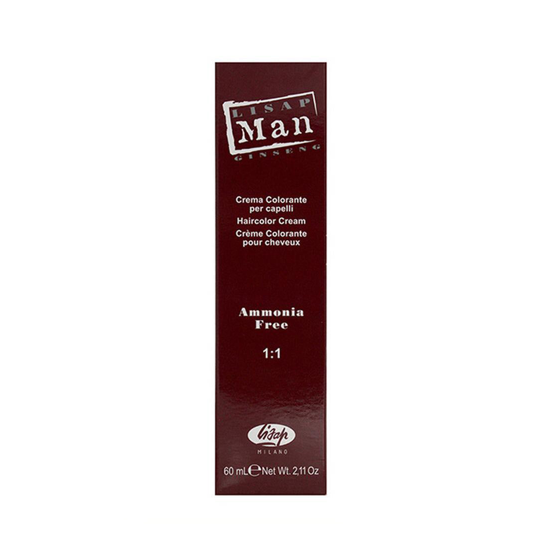 Permanent Hårfarge Man Lisap nº2 Plomme (60 ml)