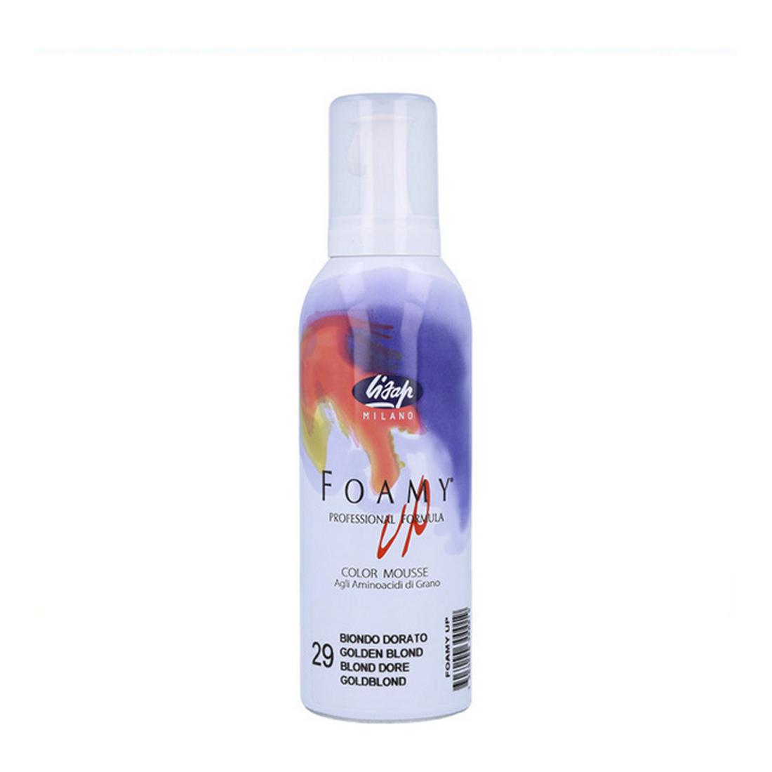 Permanent Hårfarge Foamy Up 29 Lisap Gylden blonde (200 ml)