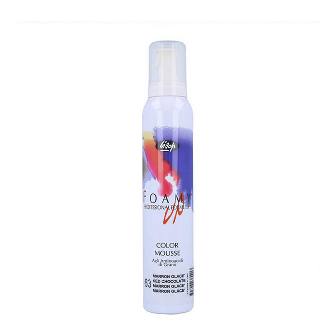 Halvmidlertidig Farge Foamy Up Lisap Brun (200 ml)