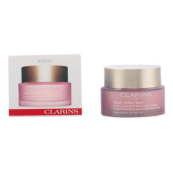 Anti-Fatigue Behandling Dag Multi-active Clarins Tørr hud