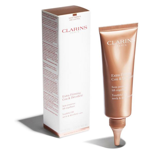 Kroppskrem Clarins Oppstrammende nakke og Dècolletage krem (50 ml)