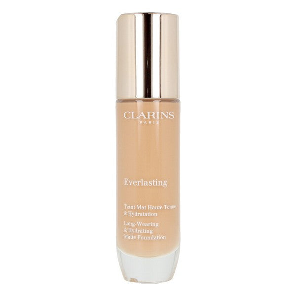 Flytende Sminke-base Everlasting Clarins 114N-cappuccino (30 ml)