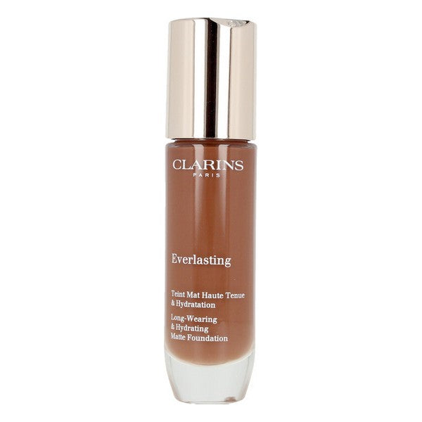 Flytende Sminke-base Everlasting Clarins 120C-espresso (30 ml)