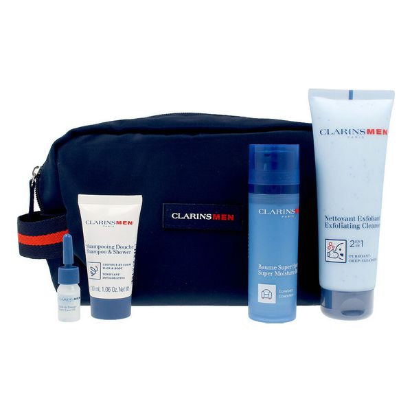 Unisex Kosmetisk Sett Men Baume Clarins Fuktighetsgiver (4 Deler)