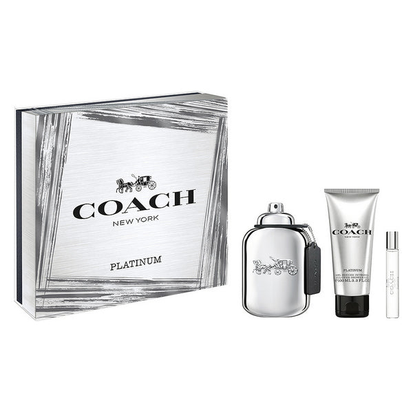 Sett dame parfyme Platinum Coach EDP (3 pcs)