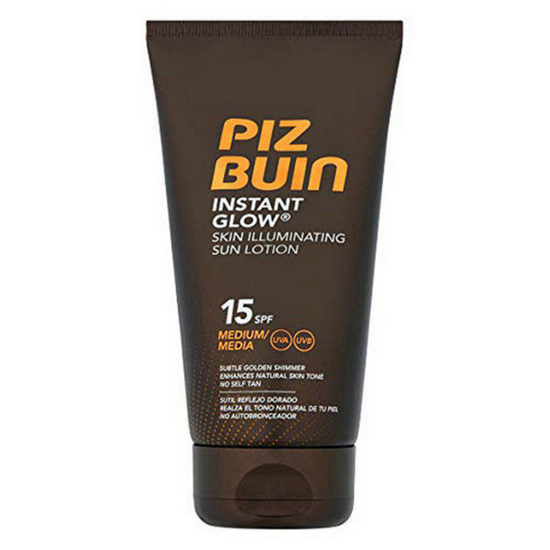 Solblokk Instant Glow Piz Buin SPF 15 (150 ml)