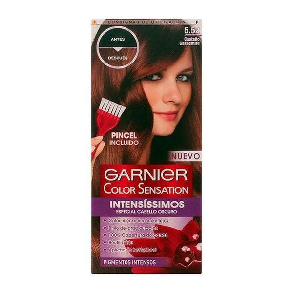 Permanent Hårfarge Color Sensation Intensissimos Garnier Kashmir brun