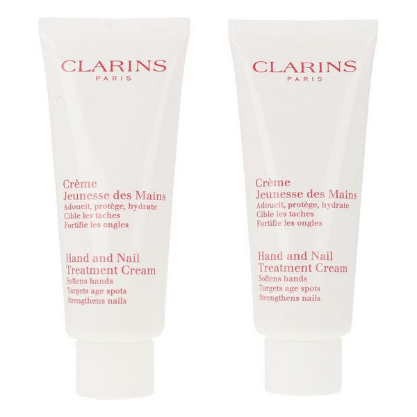 Anti-aldring Håndkrem Jeunesse des Mains Clarins (2 Deler)