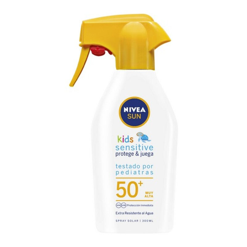 Spray Solbeskytter Sensitive Kids Nivea (300 ml)