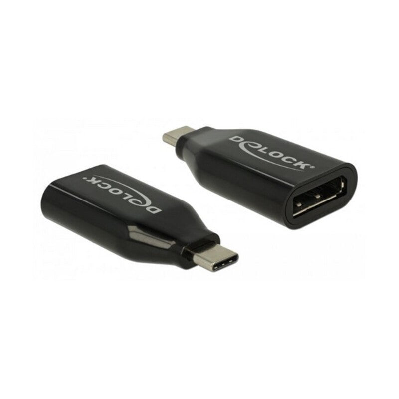 USB C til HDMI-Adapter DELOCK 62978 60 Hz Svart