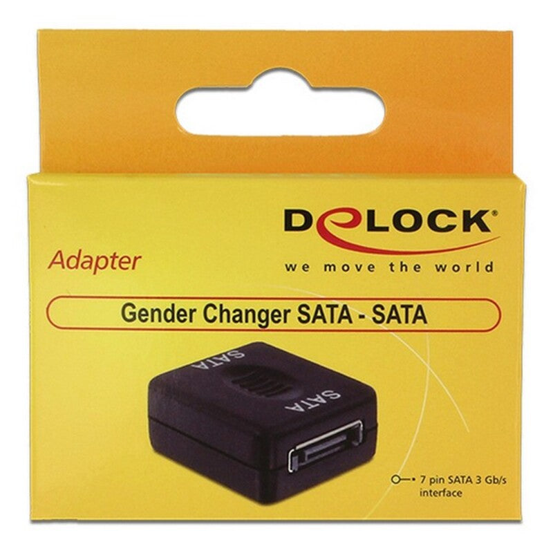 Adapter SATA DELOCK 65166 Svart