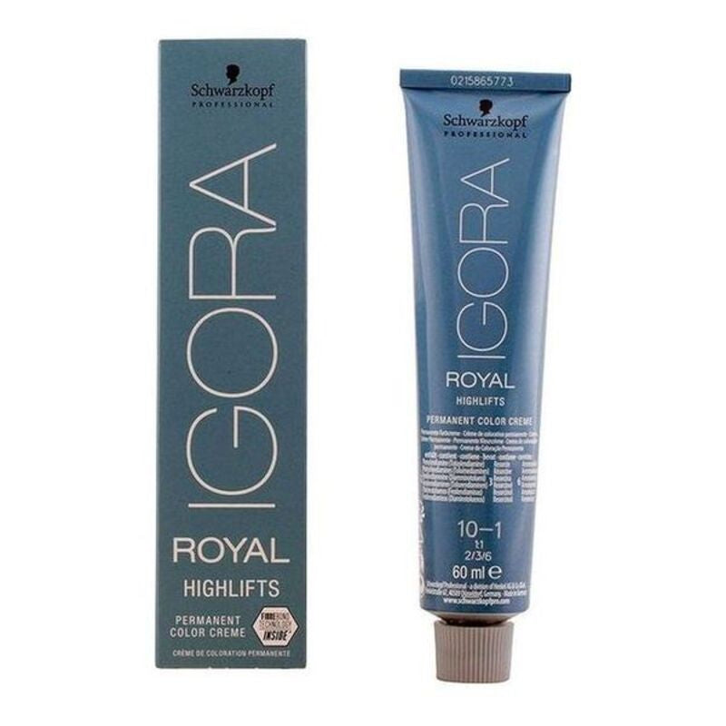 Permanent Hårfarge Igora Royal Schwarzkopf 10-1 (60 ml)