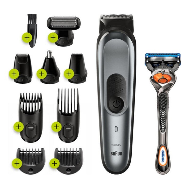 Oppladbar barbermaskin Braun Bodygroom MGK7221 Grå